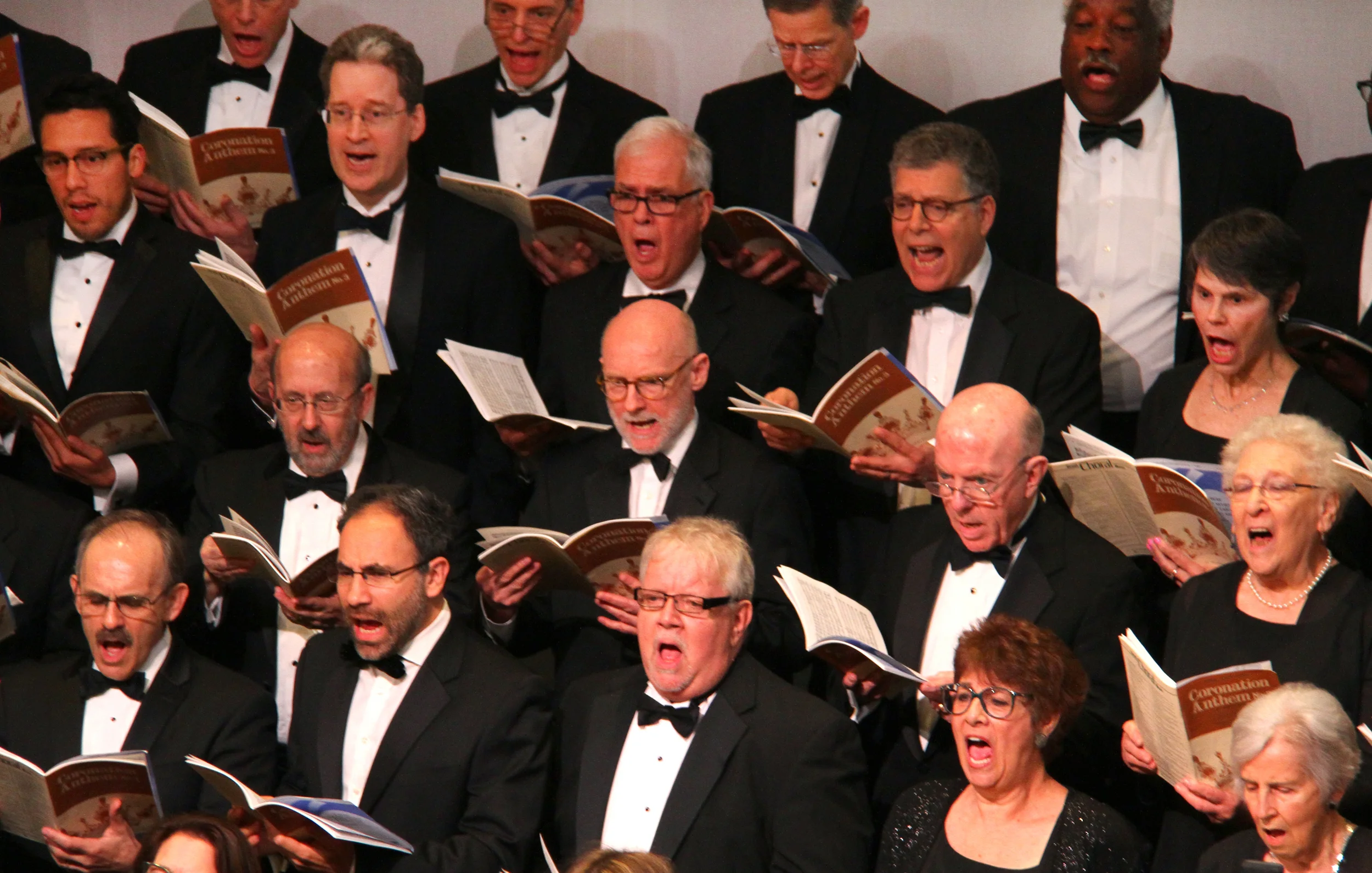 Tenors, basses and altos Photo credit: Michael G. Stewart