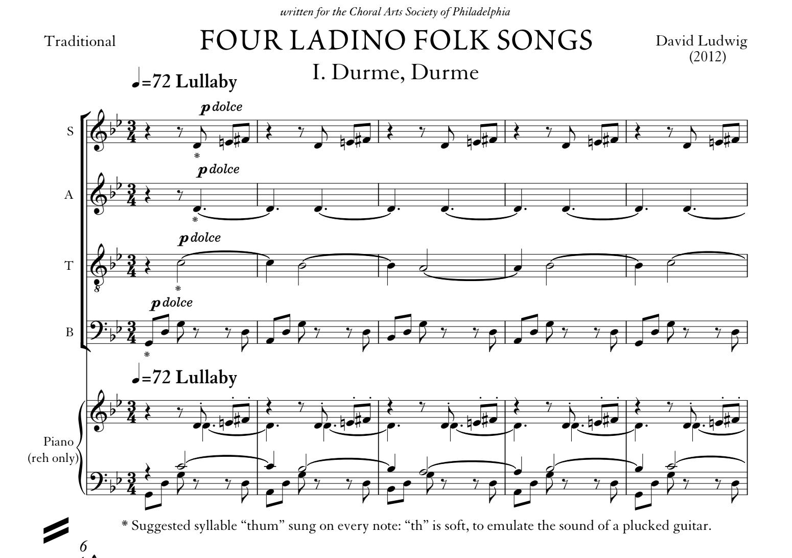 All Fall 2026 Music except Susa