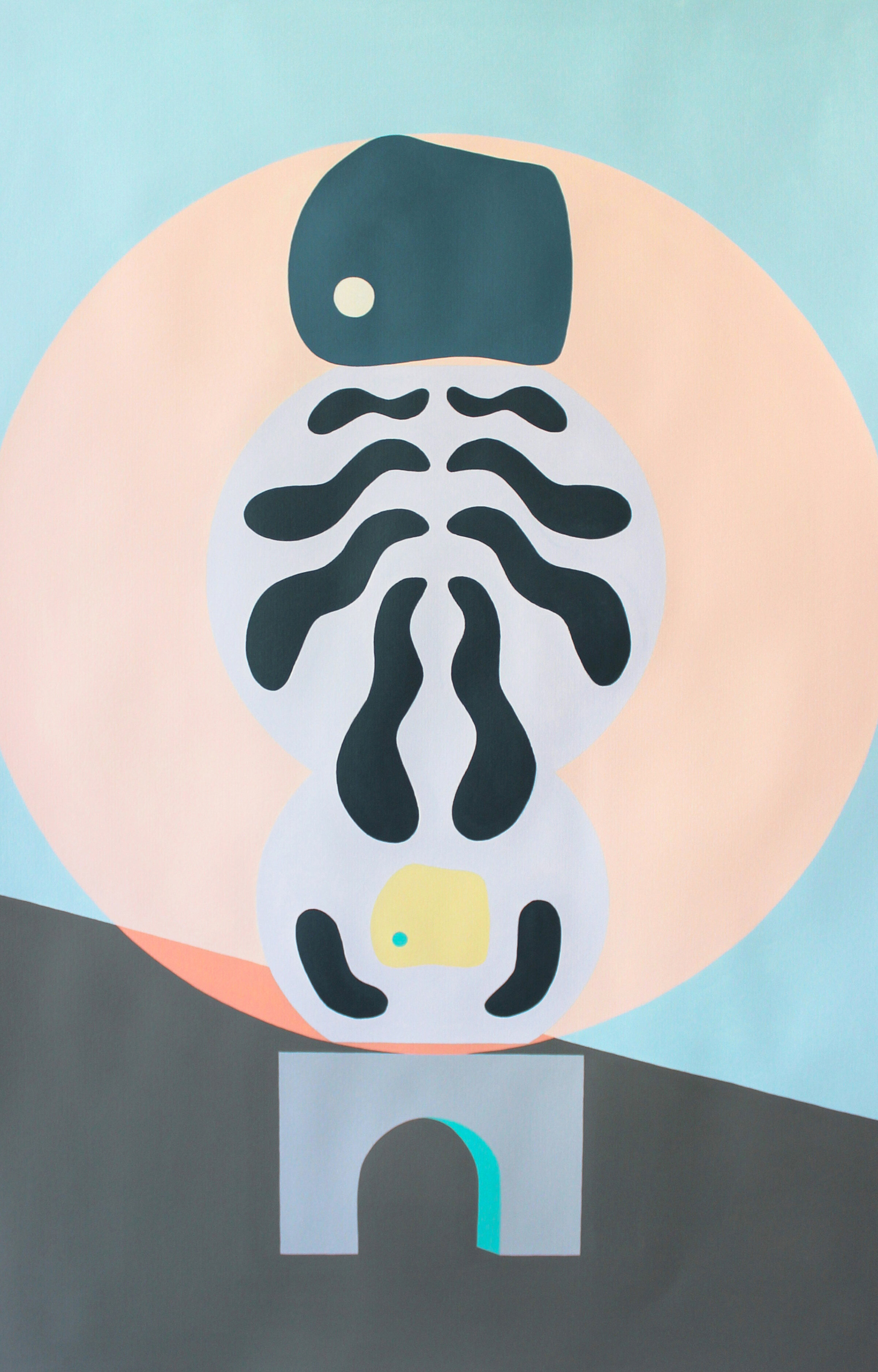  Acrylic Painting 28” x 40”  2020 