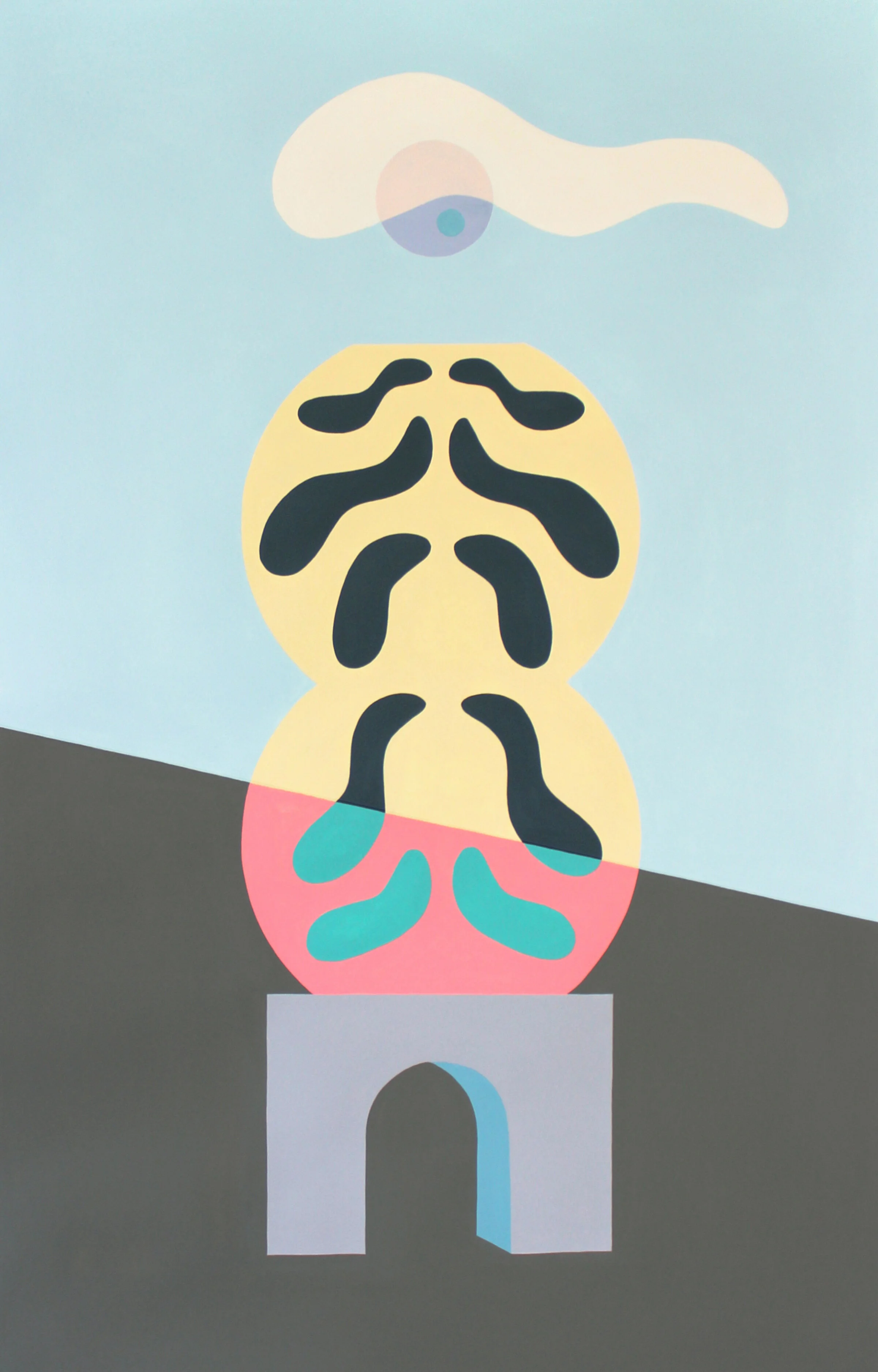  Acrylic Painting 28” x 40”  2020 