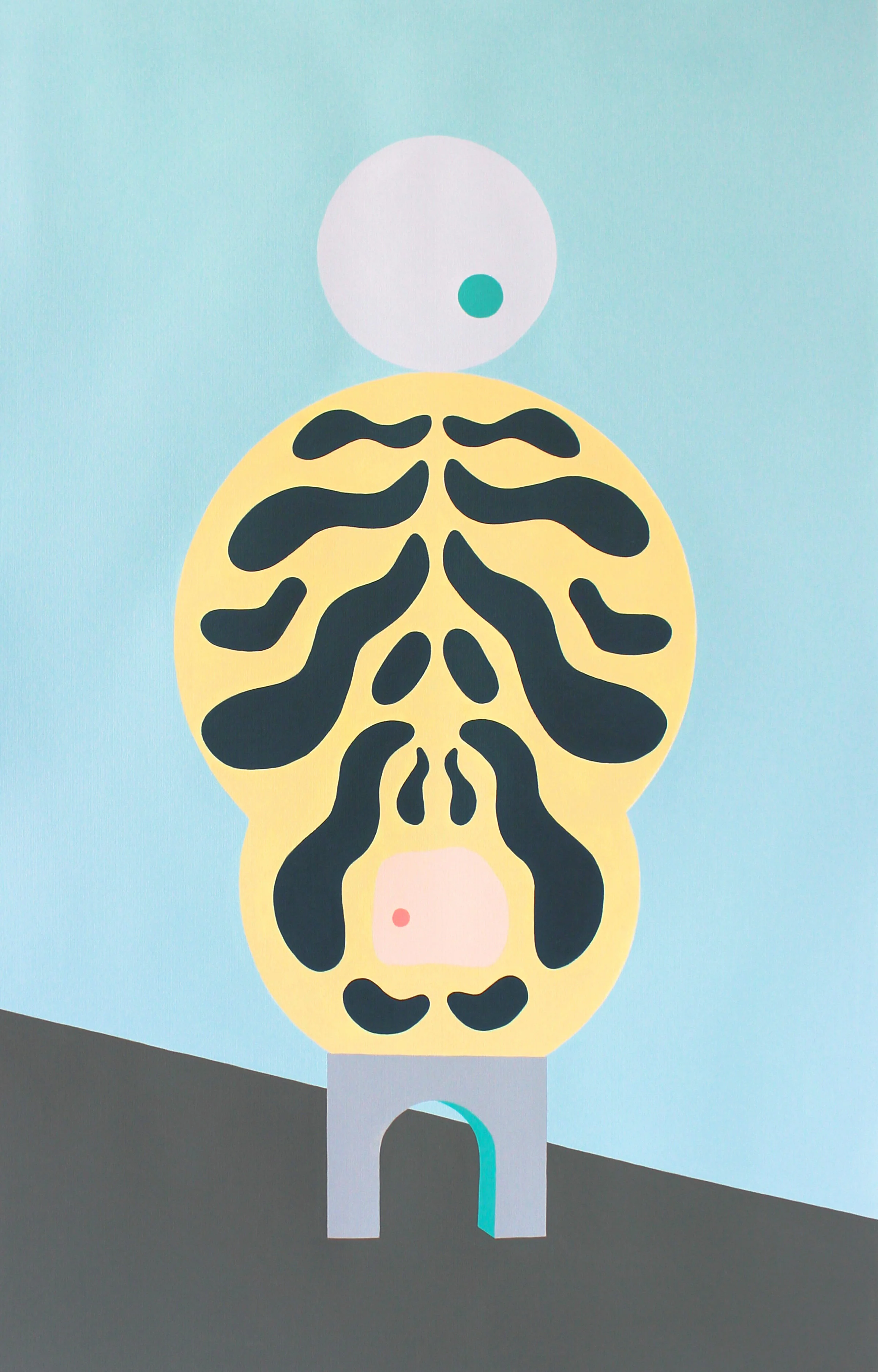  Acrylic Painting 28” x 40”  2020 