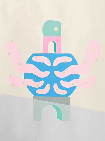  Acrylic Painting 28” x 40”  2020 