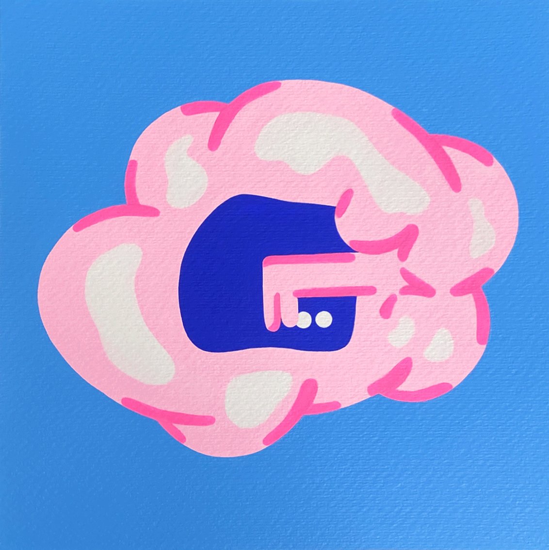  Acrylic painting 12”x12”   2022 