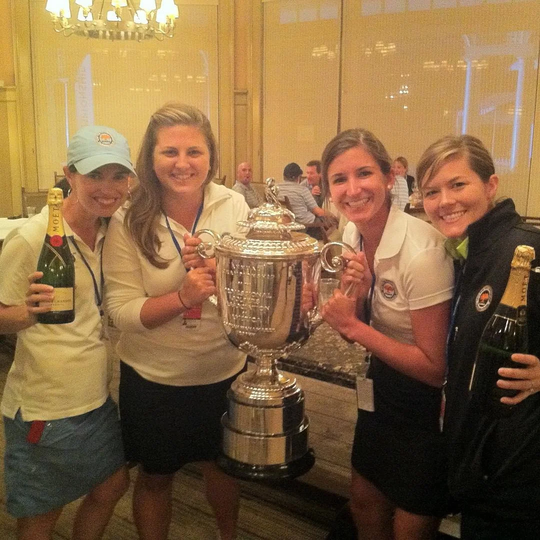 4 years ago today, we crowned the 2012 PGA Champ and I wore a skort. ⛳️🏆#timeflies