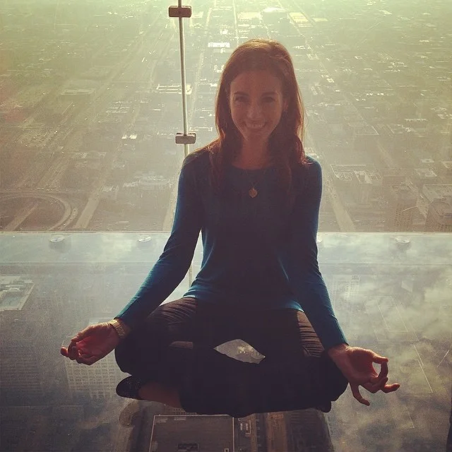Conquering my fears! With @christie5050 #chicago #zen
