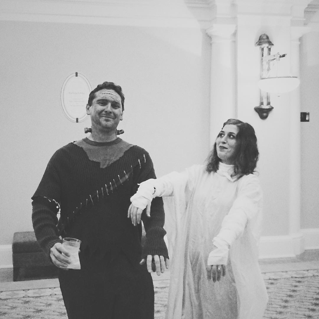 Frankenstein and his bride #charlestongaillardcenter