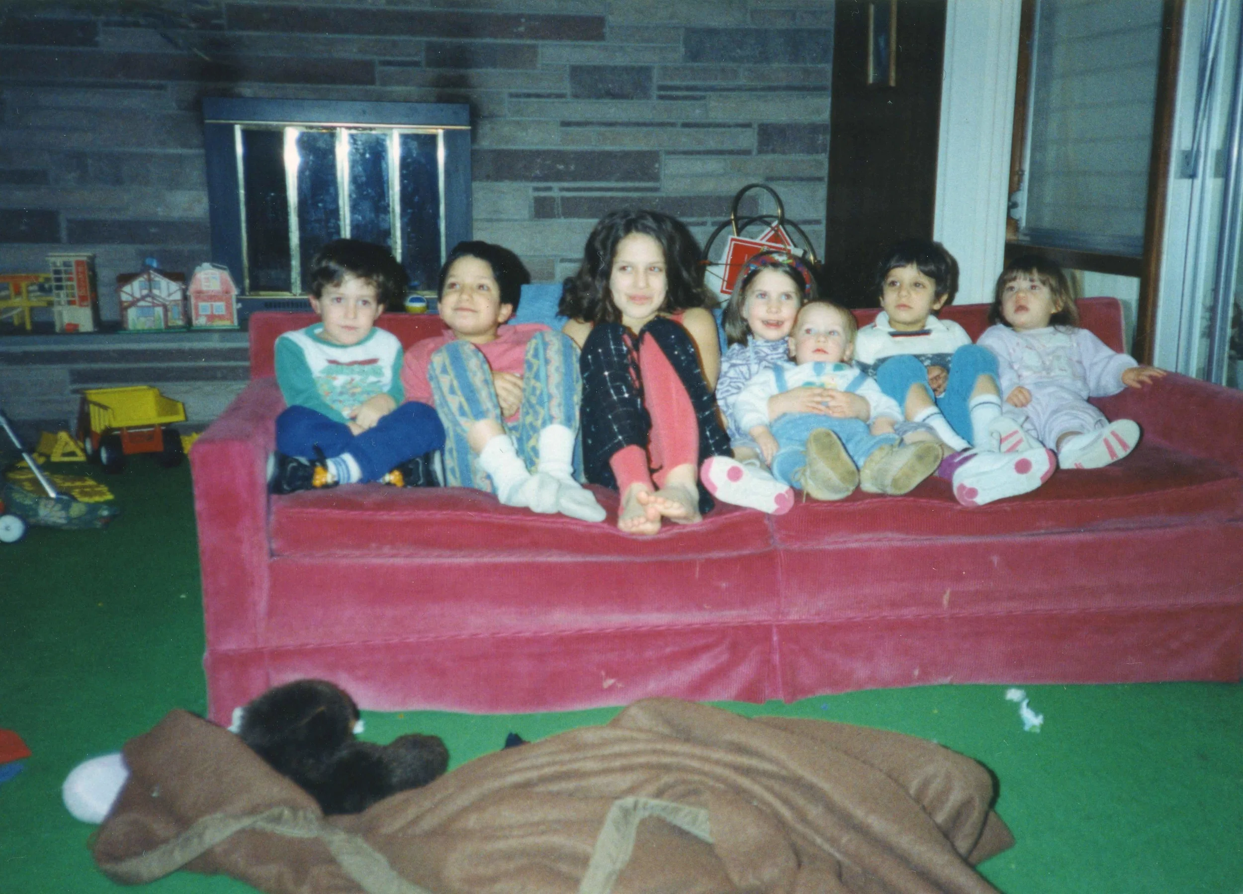 Hana's seven grandchildren in Philadelphia. 1992.