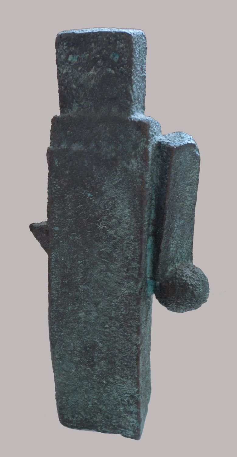 Figure (with a Pyramid and a Sphere), 1991
