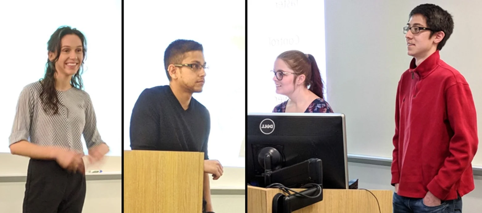 Lab undergrads present research