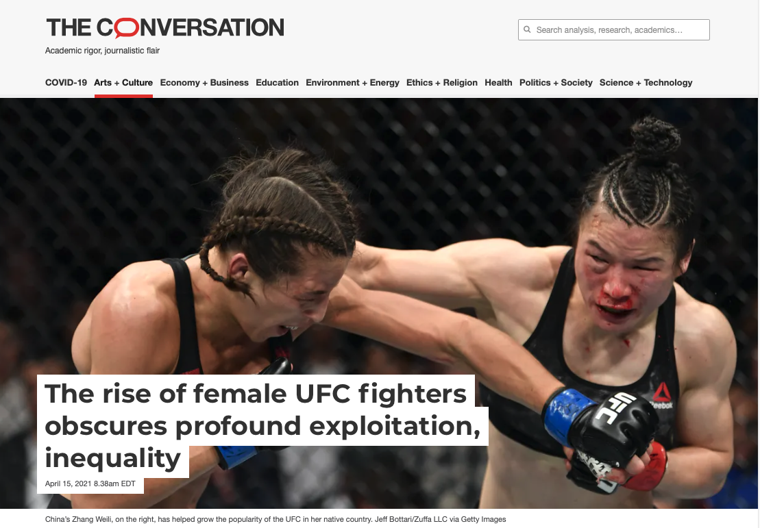 The rise of female UFC fighters obscures profound exploitation, inequality