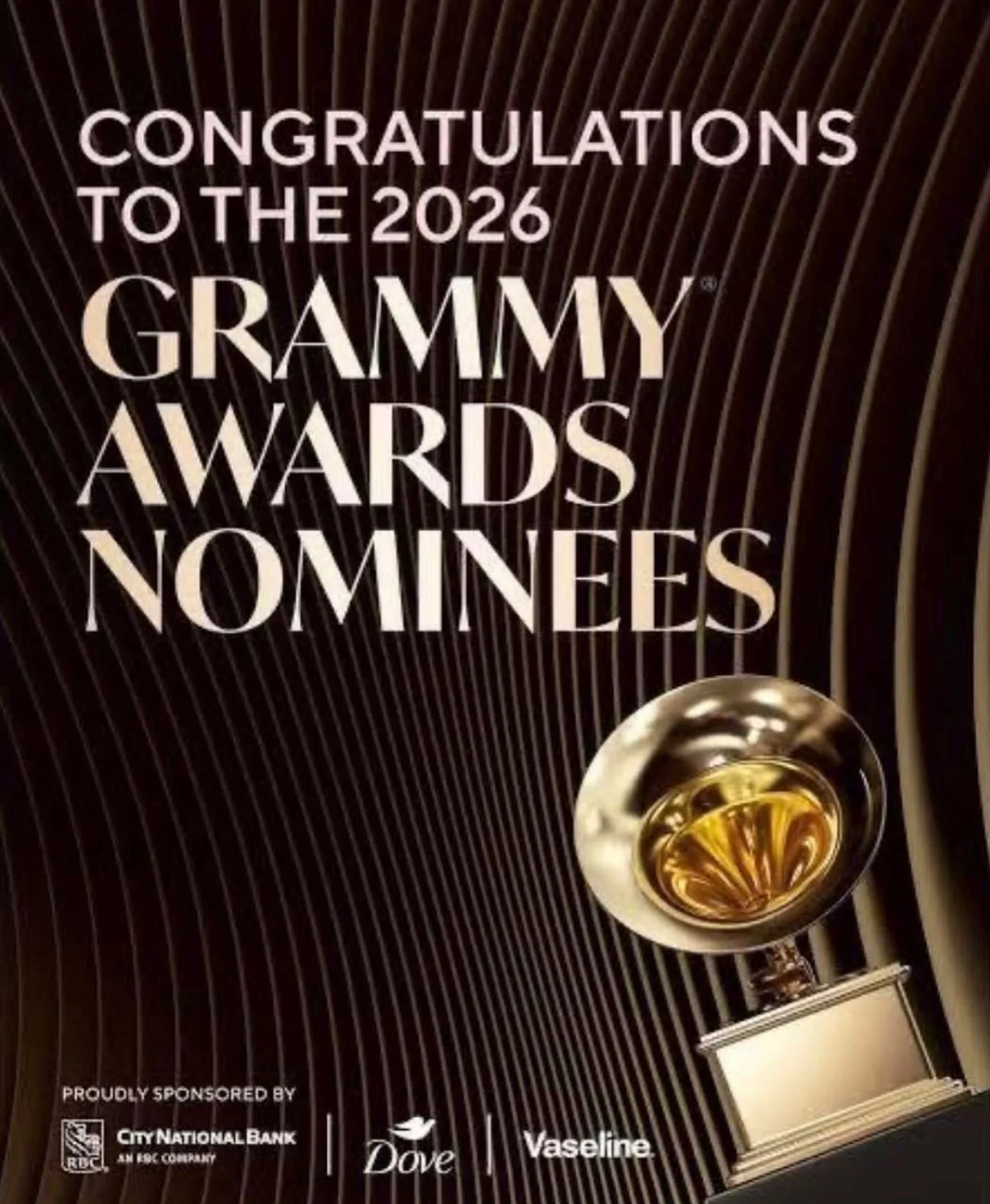 Big congratulations to all the 2025 GRAMMY&reg; nominees! 🎶
It&rsquo;s always inspiring to see so much incredible music being recognized. While we didn&rsquo;t get a nom this year, we&rsquo;re proud of our submission and grateful to everyone who sup
