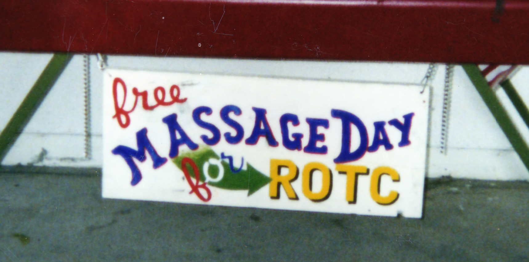 Purification Project/Free Massage Day CSULB, Long Beach, CA 2002