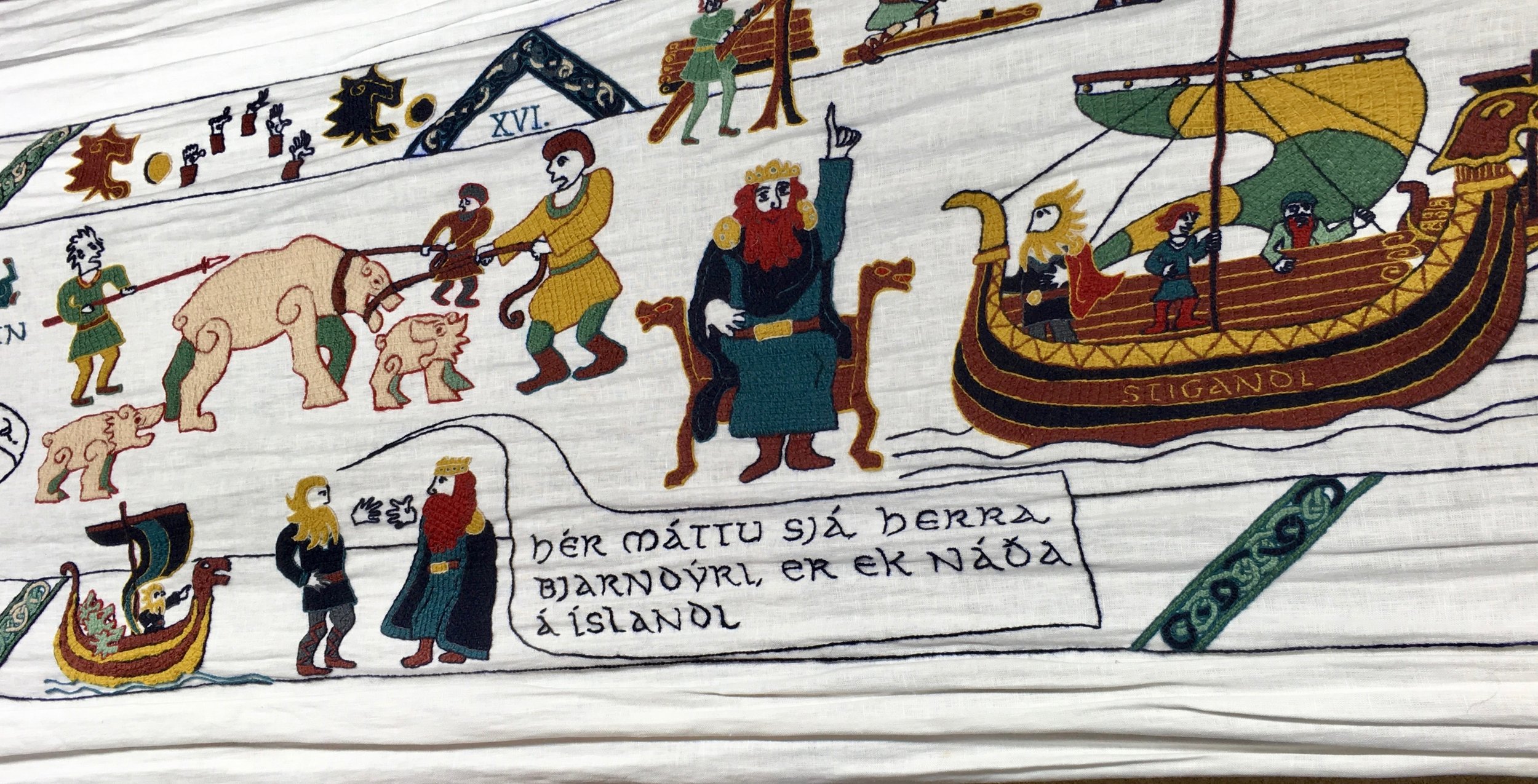 Vatnsdaela Tapestry at The Icelandic Textile Centre