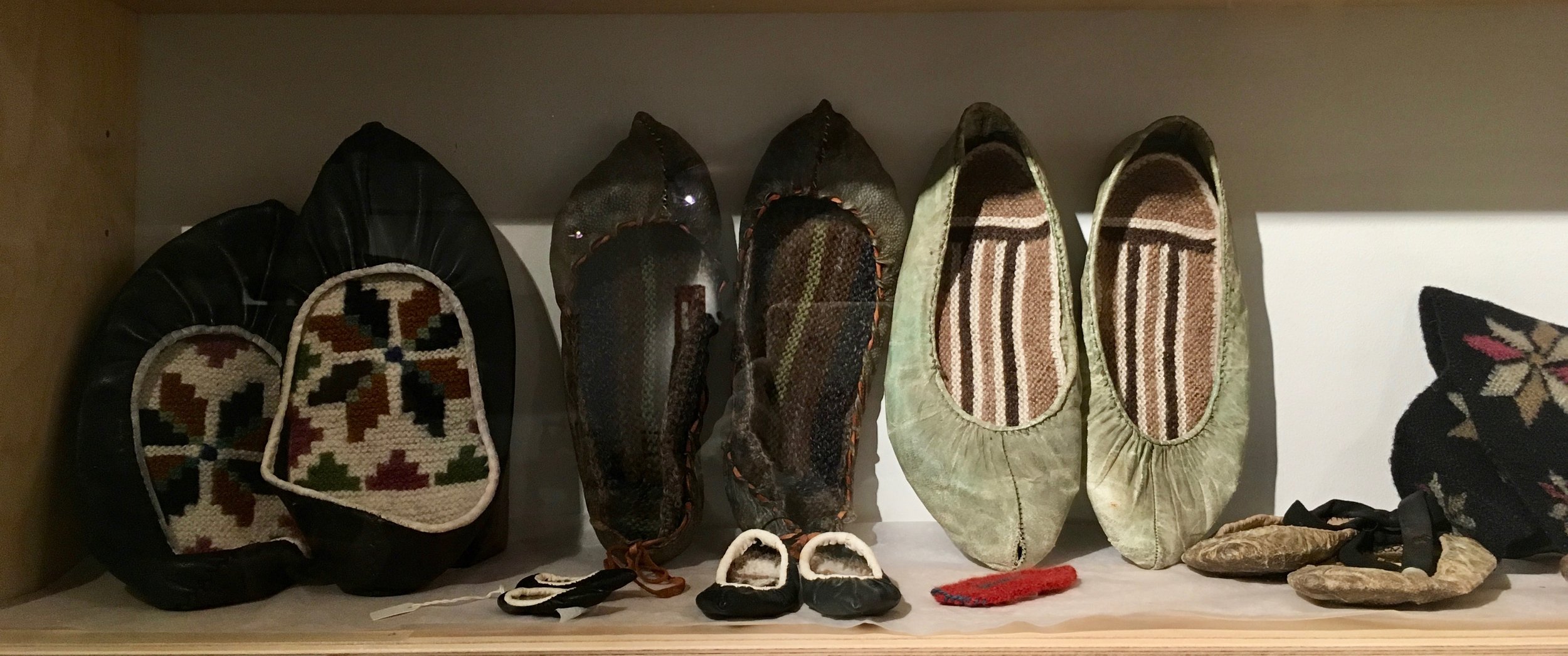 Hand made wool insoles.