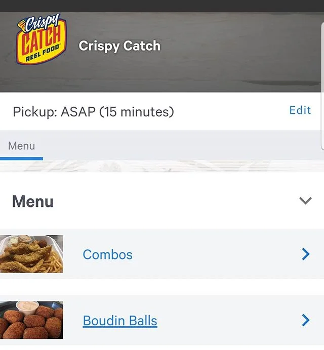 Order your Crispy Catch online at crispycatch.com and we'll have it ready for you when you arrive. #crispycatch #reelfood #onlineordering