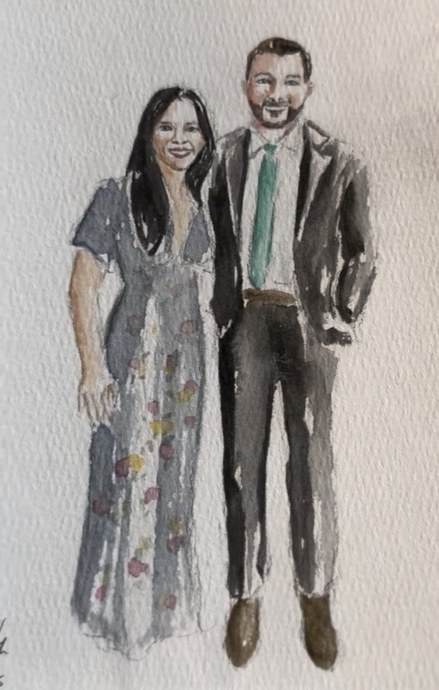 Watercolor Guest Portrait Elite Style 