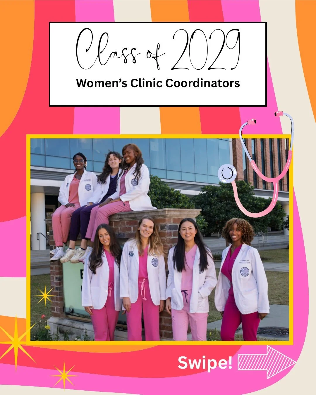 Happy New Year MCG family! With the new year, comes the introduction of our new Class of 2029 Women&rsquo;s Clinic Coordinators! We have been hard at work since November, and we&rsquo;re so excited to finally make our introduction! Swipe to meet ever