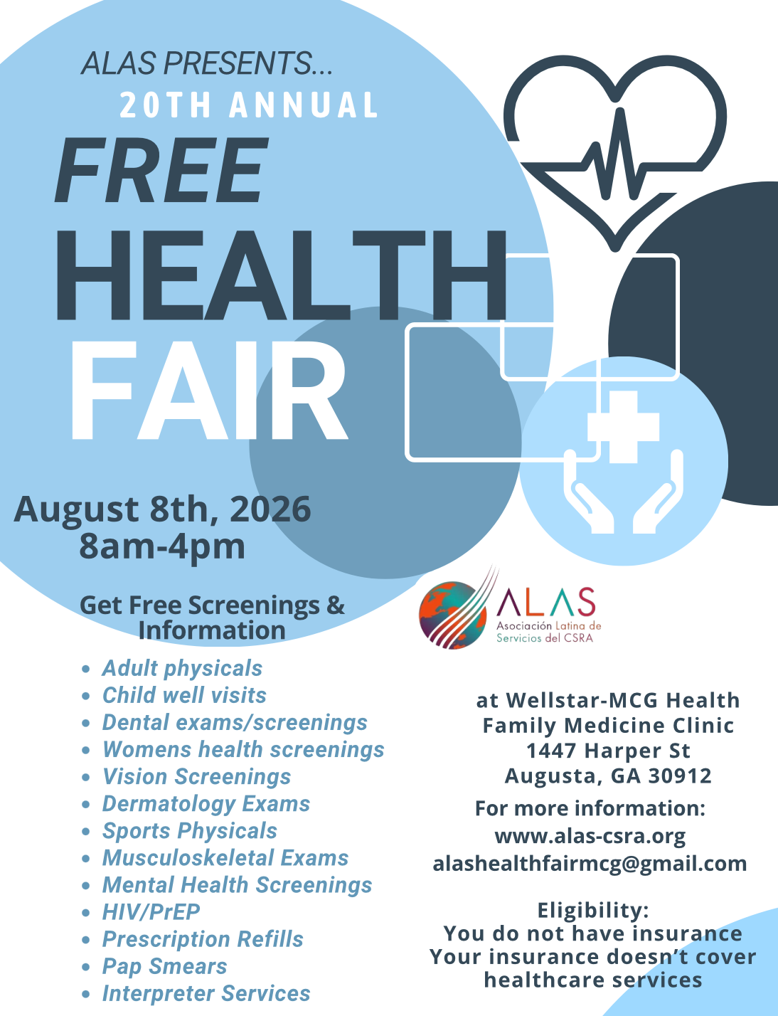 ALAS 20th Annual Health Fair