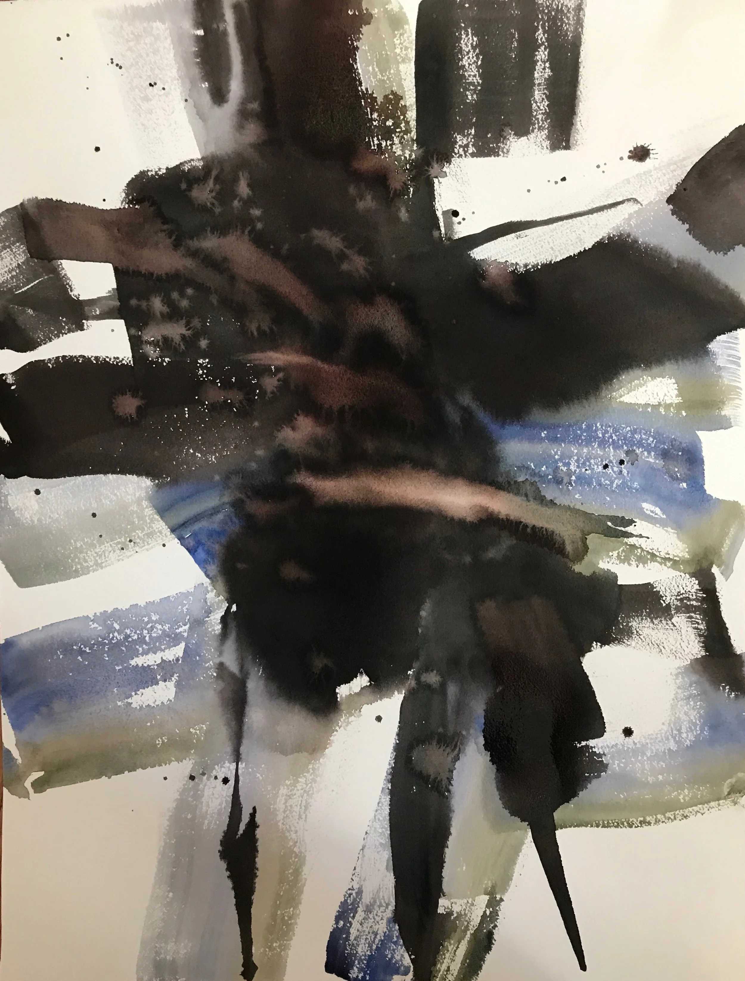 Blue and Black