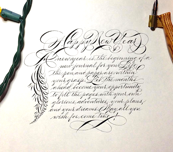 Beginning Spencerian Workshop : Beginning with an overview of the fundamental principles of movement, curvature, contrast and variability, emphasis on the correct use of the hand and arm muscles, proper posture, pen, points, ink and paper position will be explained in detail. Thorough instruction in the lowercase and capital letters, followed by student practice with Cross-Drill exercises, single letters, words and sentences will give each student a comprehensive introduction to this unique form of vintage penmanship. As an added benefit, Michael will have a rare scrapbook of original penmanship specimens from the famous Master Penmen to share with the students throughout the workshop. Michael's handmade oblique penholders, as well as other supplies will be available for purchase. Come join us for this very special opportunity to learn this amazing style of 19th century handwriting! Handouts will be also provided.