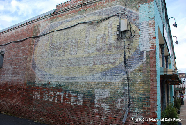  An old Chero-Cola ad in nearby Alexander City, Alabama   via   