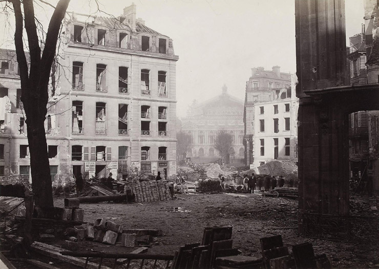  Avenue de l'Opera unde construction, 1876,   via   