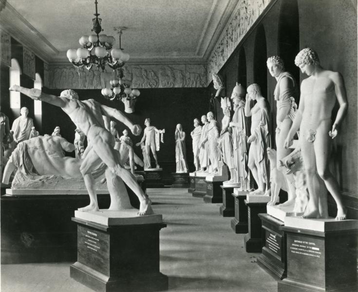  Hall of Sculpture, 1882   via   