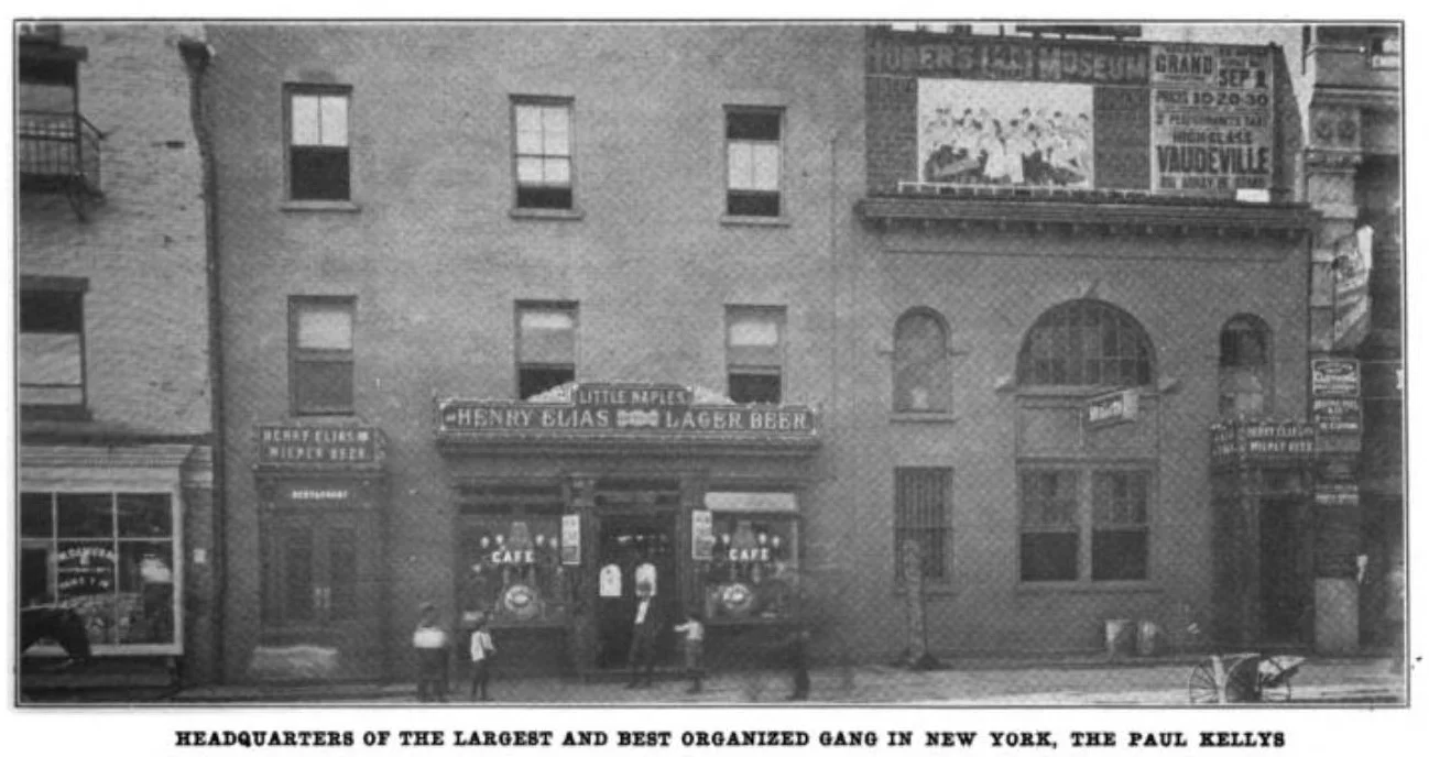 The Little Naples Cafe and the New Brighton Athletic Club, circa 1905 via