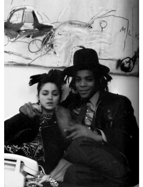  Basquiat and Madonna, 1983  via  