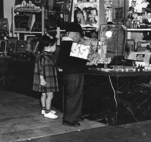 Japanese American children in Little Tokyo, the day after the bombing of Pearl Harbor, 1941 via