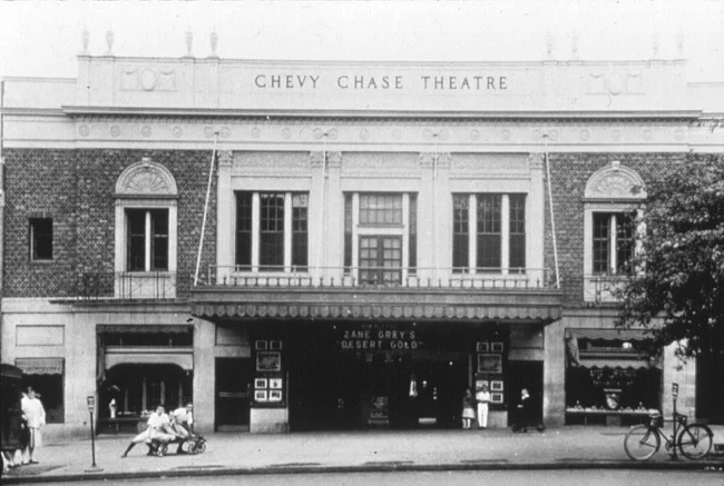 The Chevy Chase Theatre in the 1920s, via