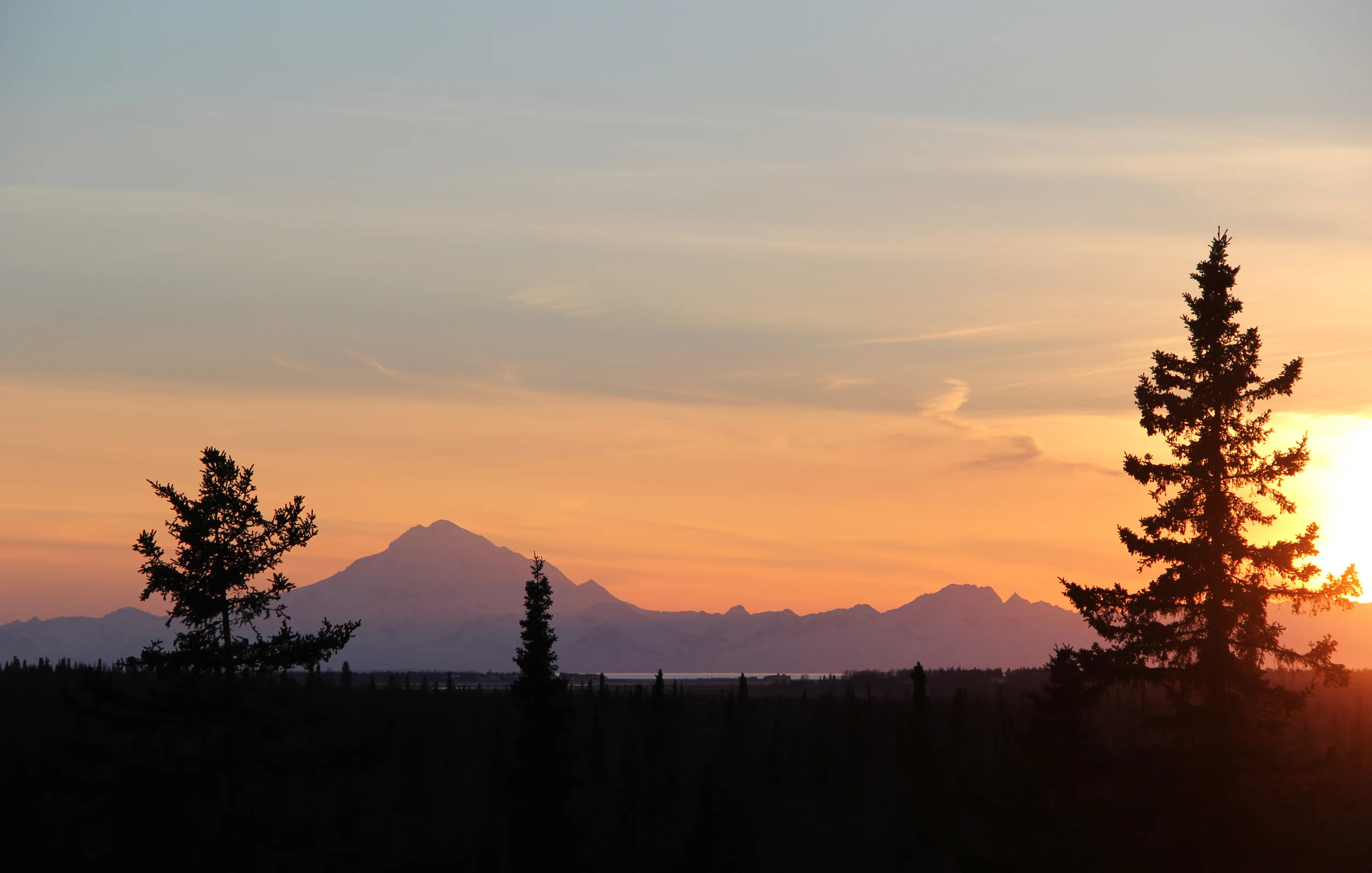 Mt. Redoubt, from the Kenai