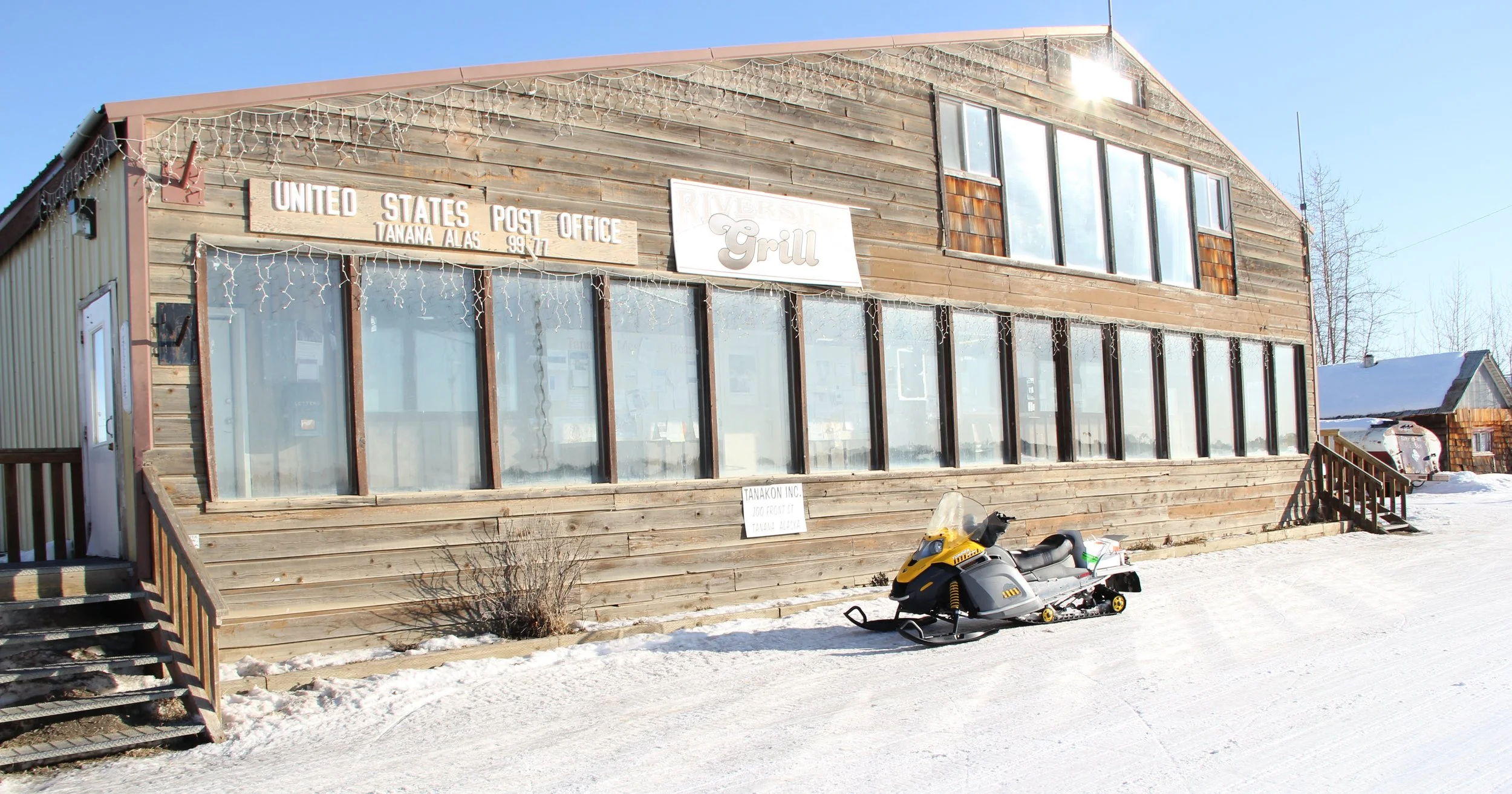 The multi-purpose building where we stayed in Tanana