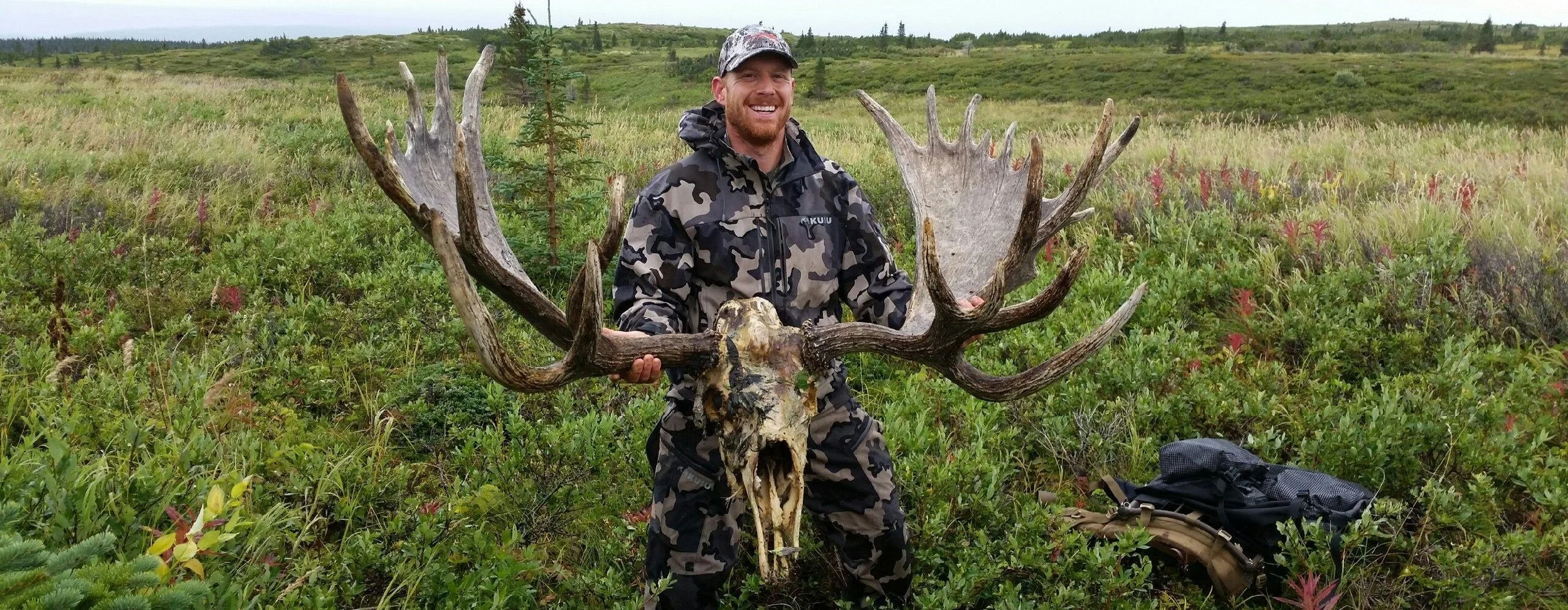 A deadhead I found in an Alaskan trophy moose unit. For scale, I'm 5'11".
