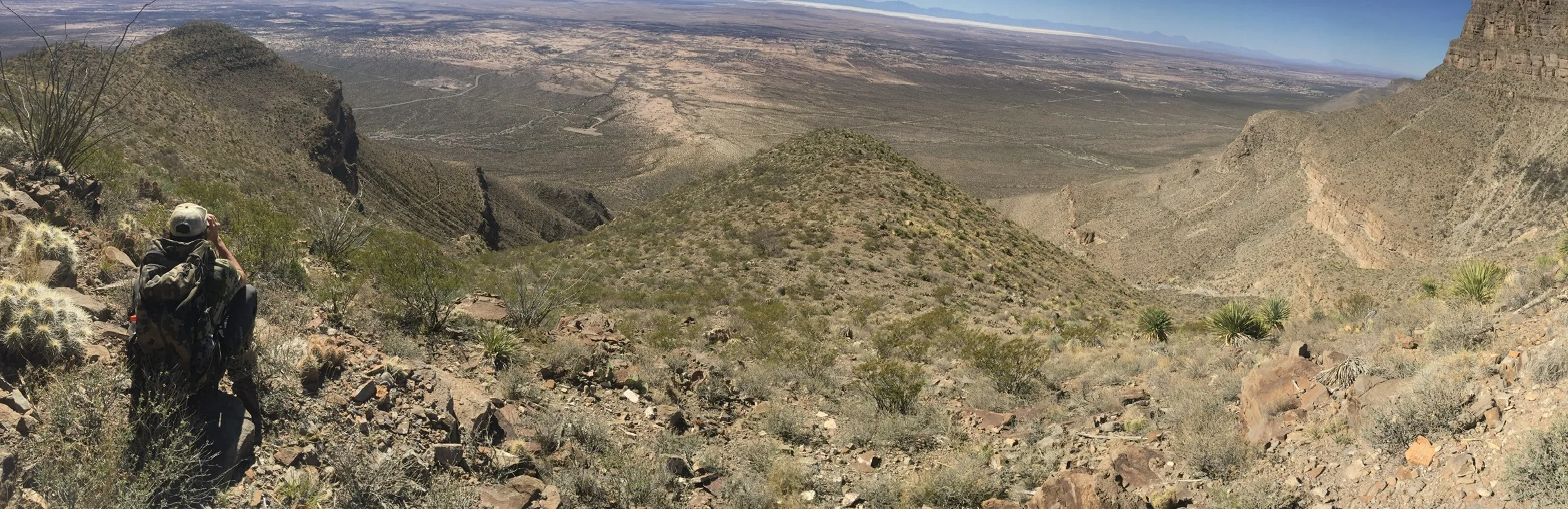 There simply wasn't a better way down.