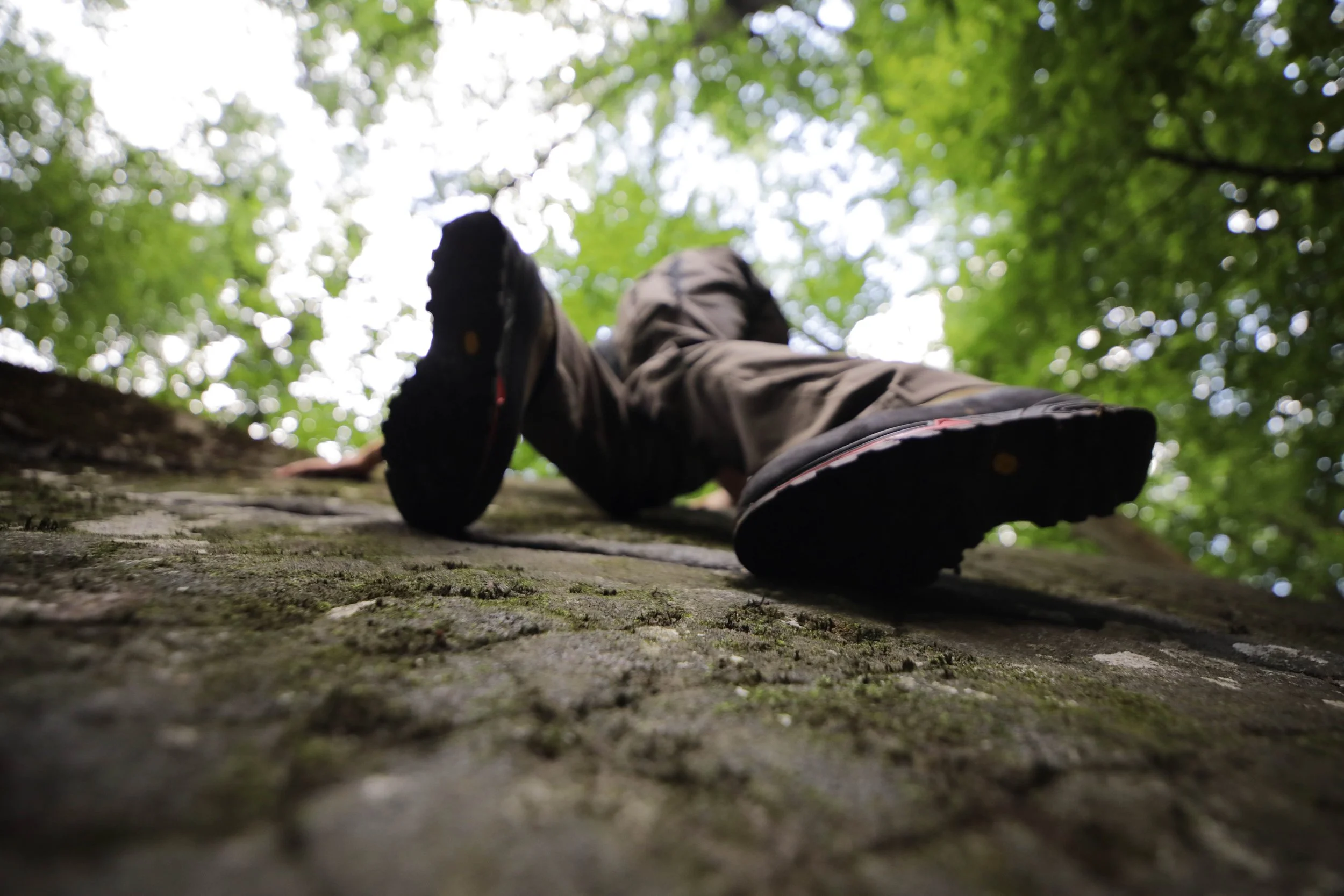This is what rock climbers call "edging". Don't try it in any old hiking boot.