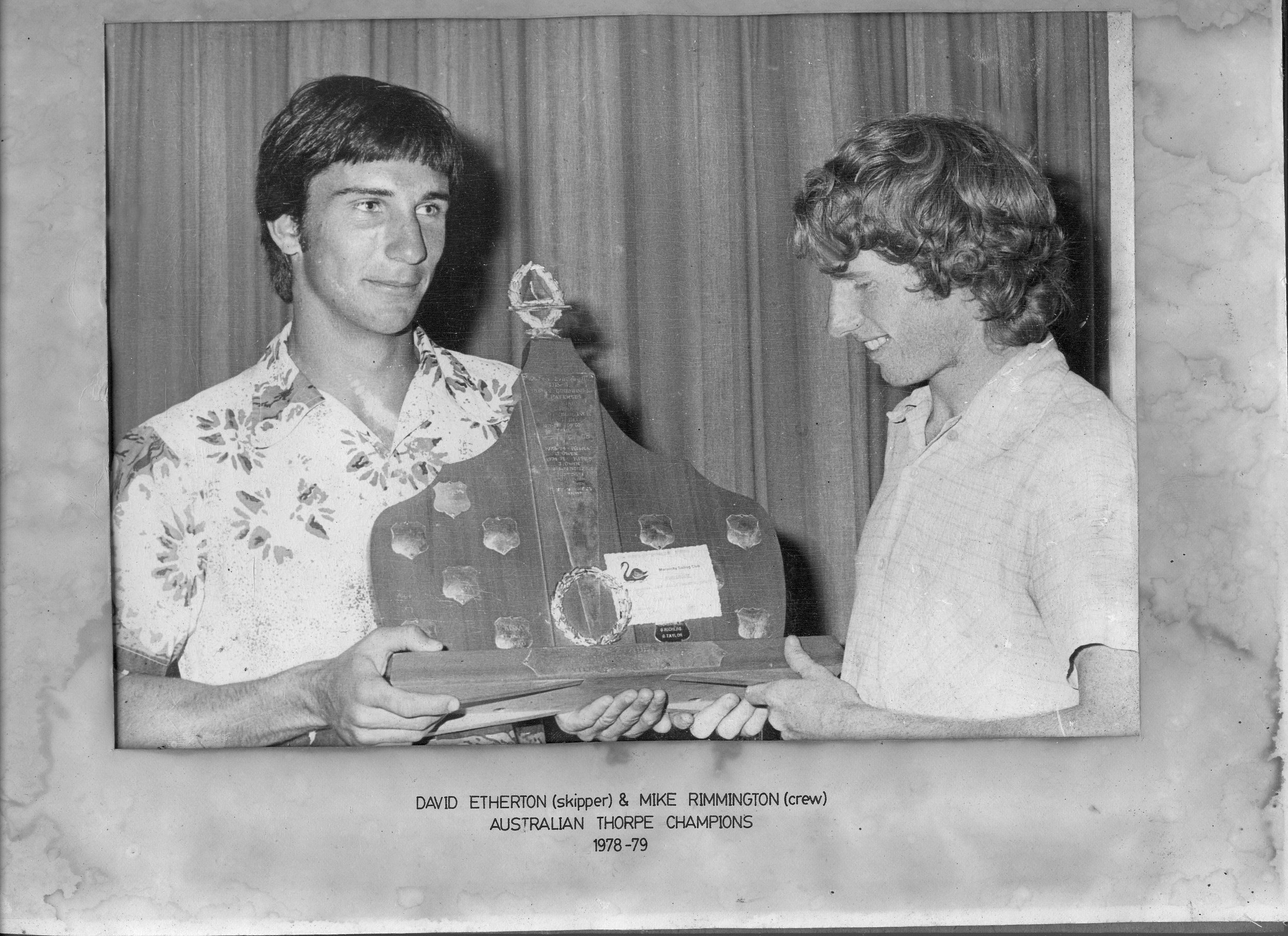 David Etherton & Mike Remminington, Australian Thorpe Champions, 1978