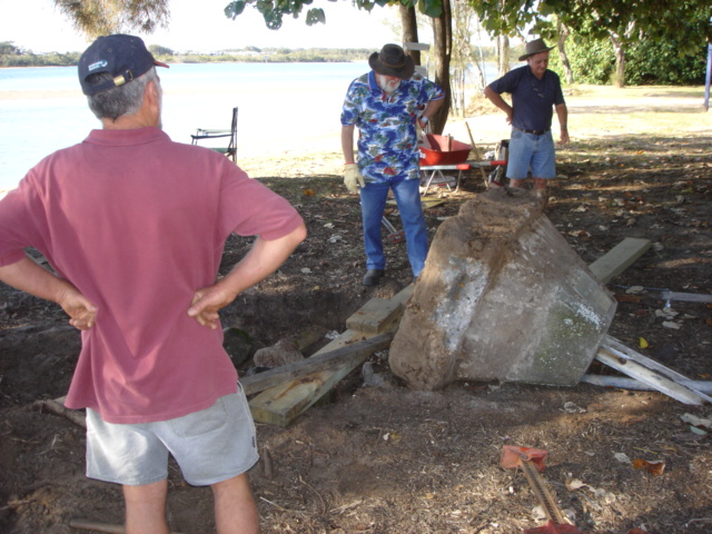 Re-locating the Flagpole, 2009