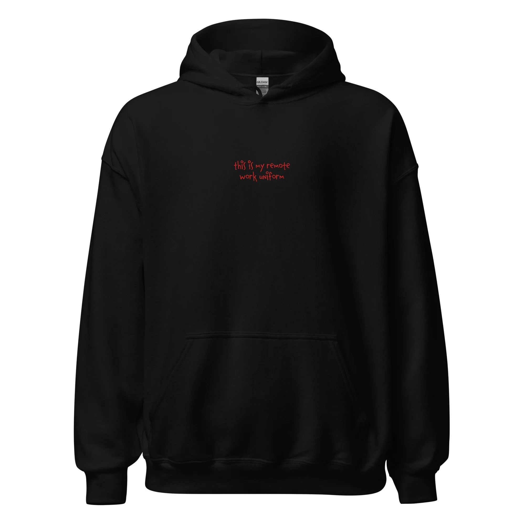 This is my remote work uniform - Unisex Hoodie