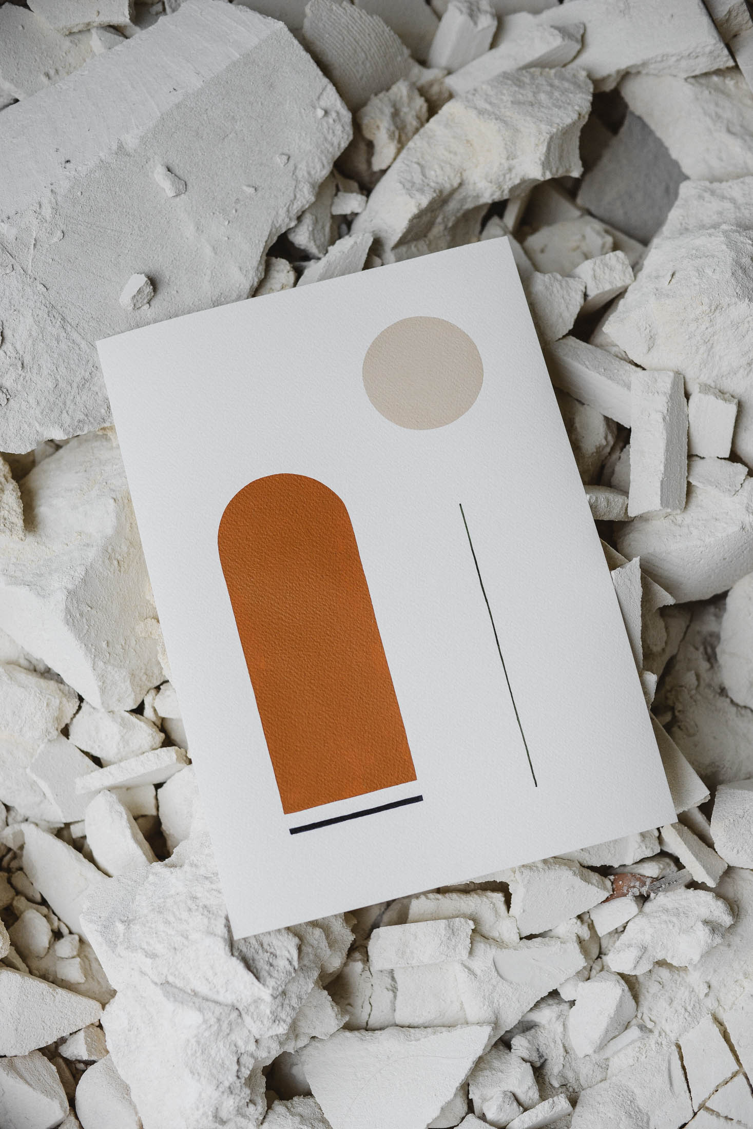 Terracotta Tunnel Print by Bobby Clark