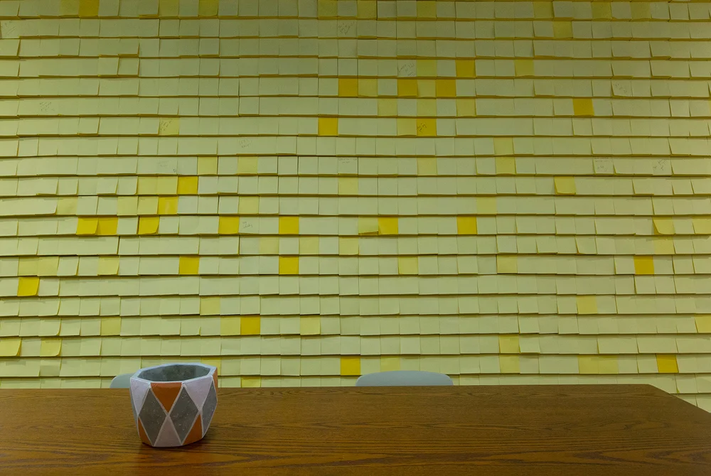 Linkedin-Bangalore-Office-Post-it-Bhushanraj