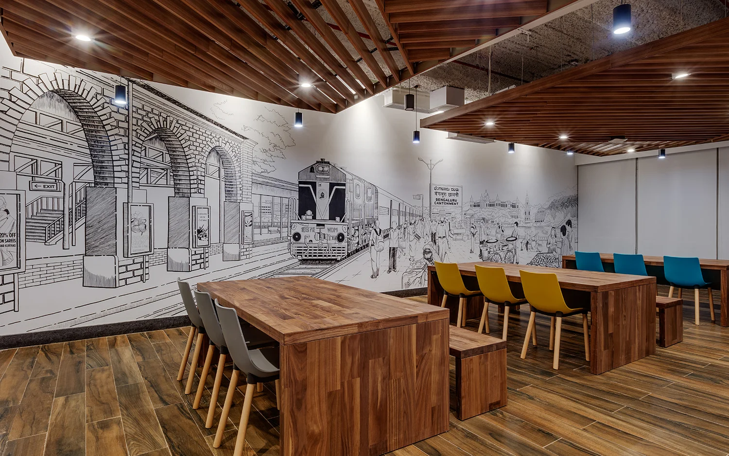Linkedin-Bangalore-Office-Mural-Bhushanraj