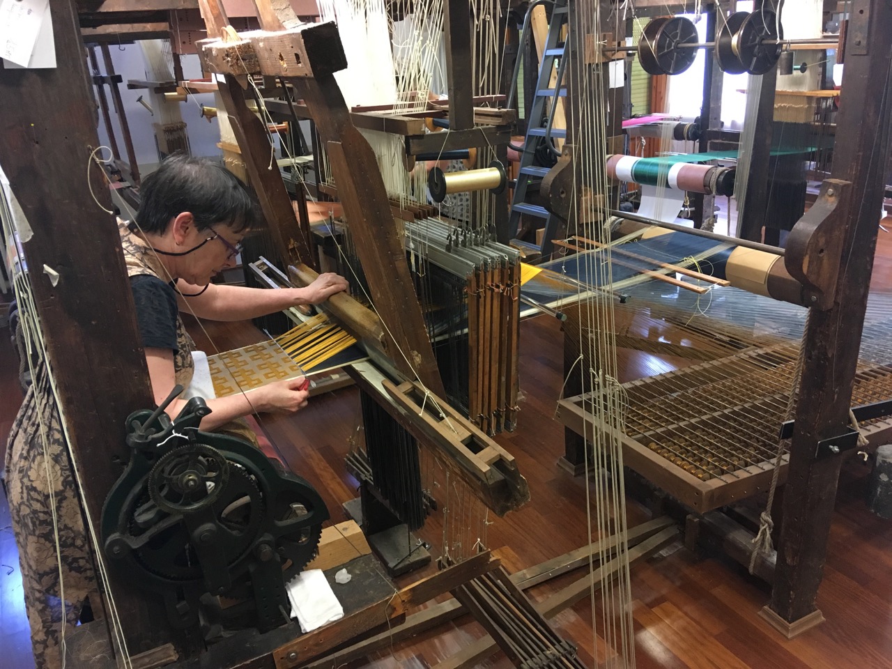 NL Sharon on loom.jpg