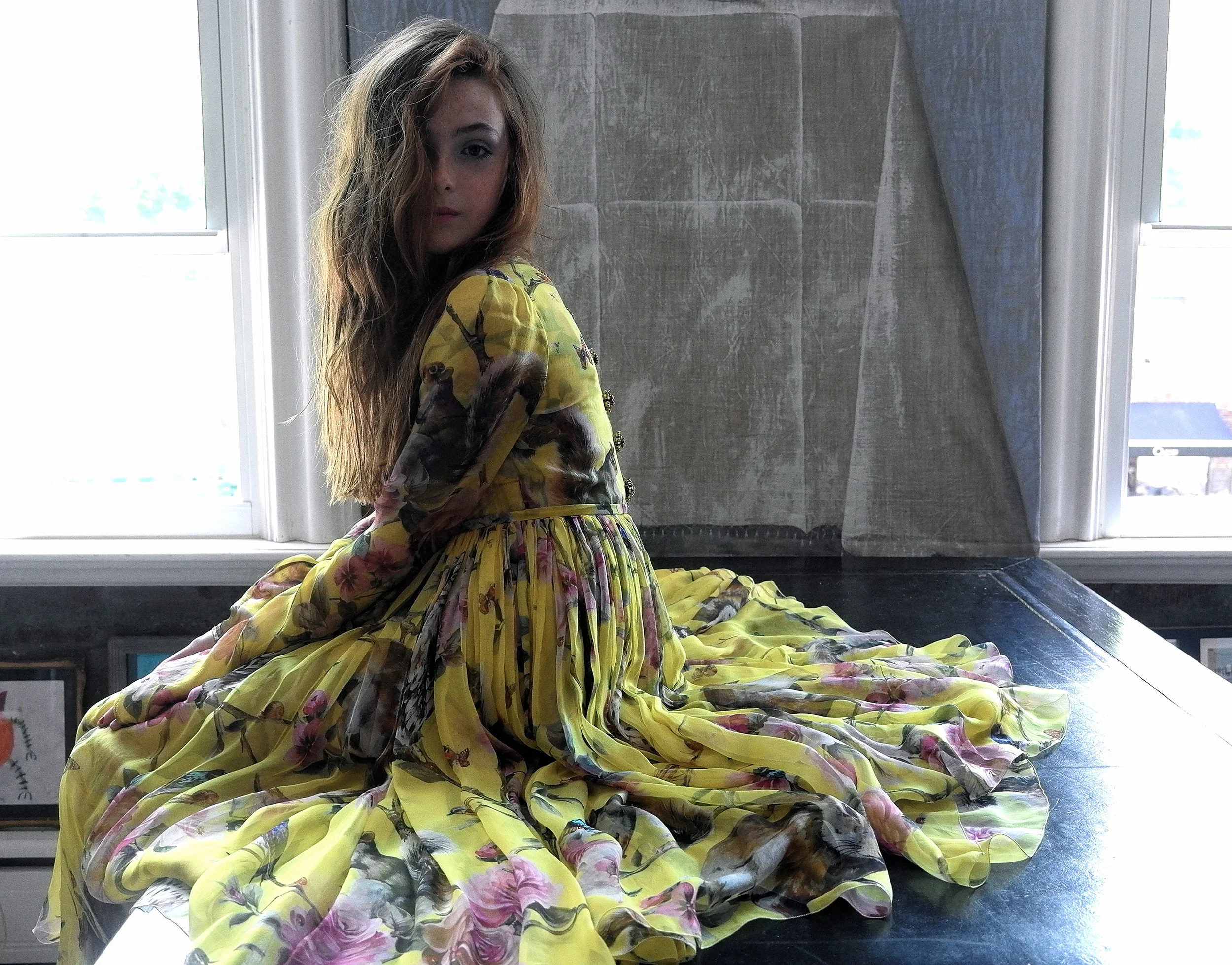 Желтое Платье Дольче Габбана фото 6