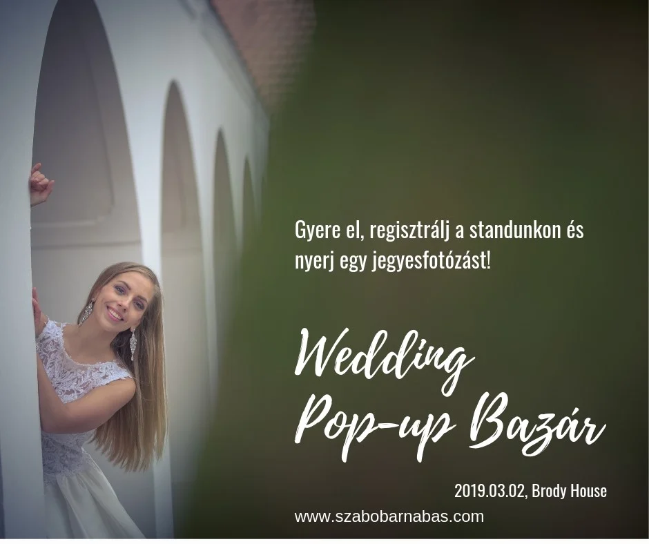 Várunk a Brody House-ban az udvari rész jobb sarkában. Amennyiben regisztrálsz nálunk, március 8-án, Nőnapon kisorsolunk egy ingyenes jegyesfotózást, melynek helyszíne Budapest és környéke.