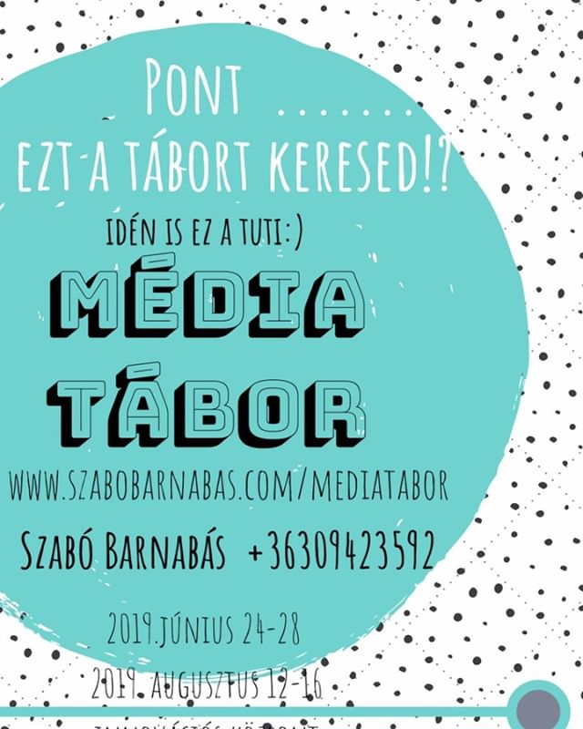 M&eacute;diat&aacute;bor indul a ny&aacute;ron k&eacute;t alakalommal is Veresegyh&aacute;zon
#ny&aacute;r #t&aacute;bor #fot&oacute;z&aacute;s #di&aacute;koknak #amatőrfot&oacute; #amatőrfot&oacute;z&aacute;s #fot&oacute;tanfolyam #f&eacute;nyk&eacu