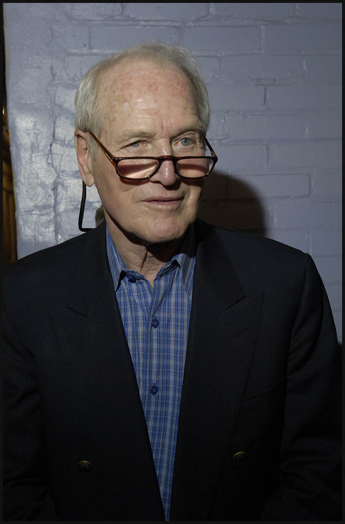 Paul Newman, backstage at The Huntington Theatre