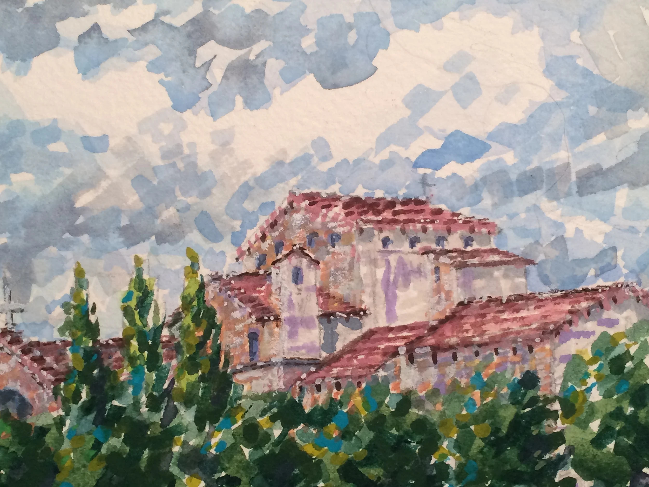 Detail -- View #1: Palatine Hill, Rome, 2016