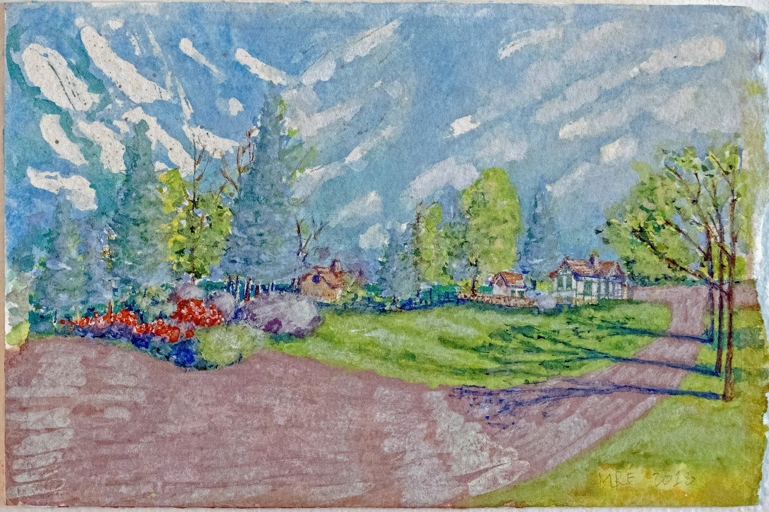 Les Grandes-Vallées, Milly-la-Forêt  [6" x 9"]