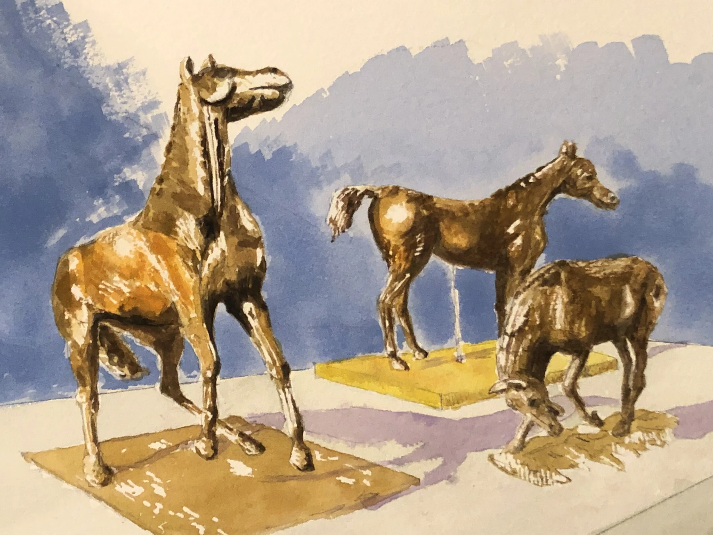 Additional layers of colors.